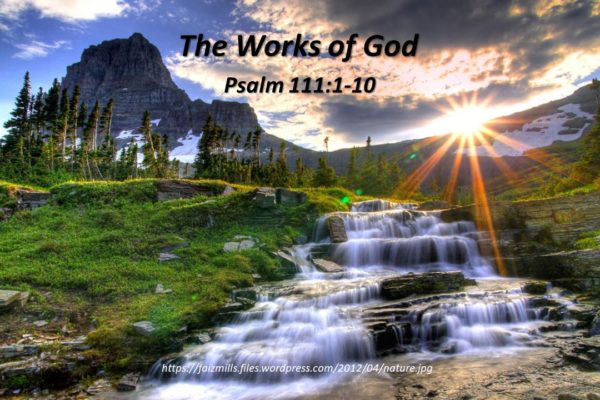 The Works of God Title Slide